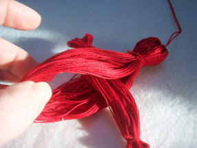 Assemble your crochet thread Christmas angel